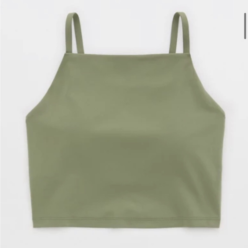 OFFLINE By Aerie Real Me Apron Longline Sports Bra